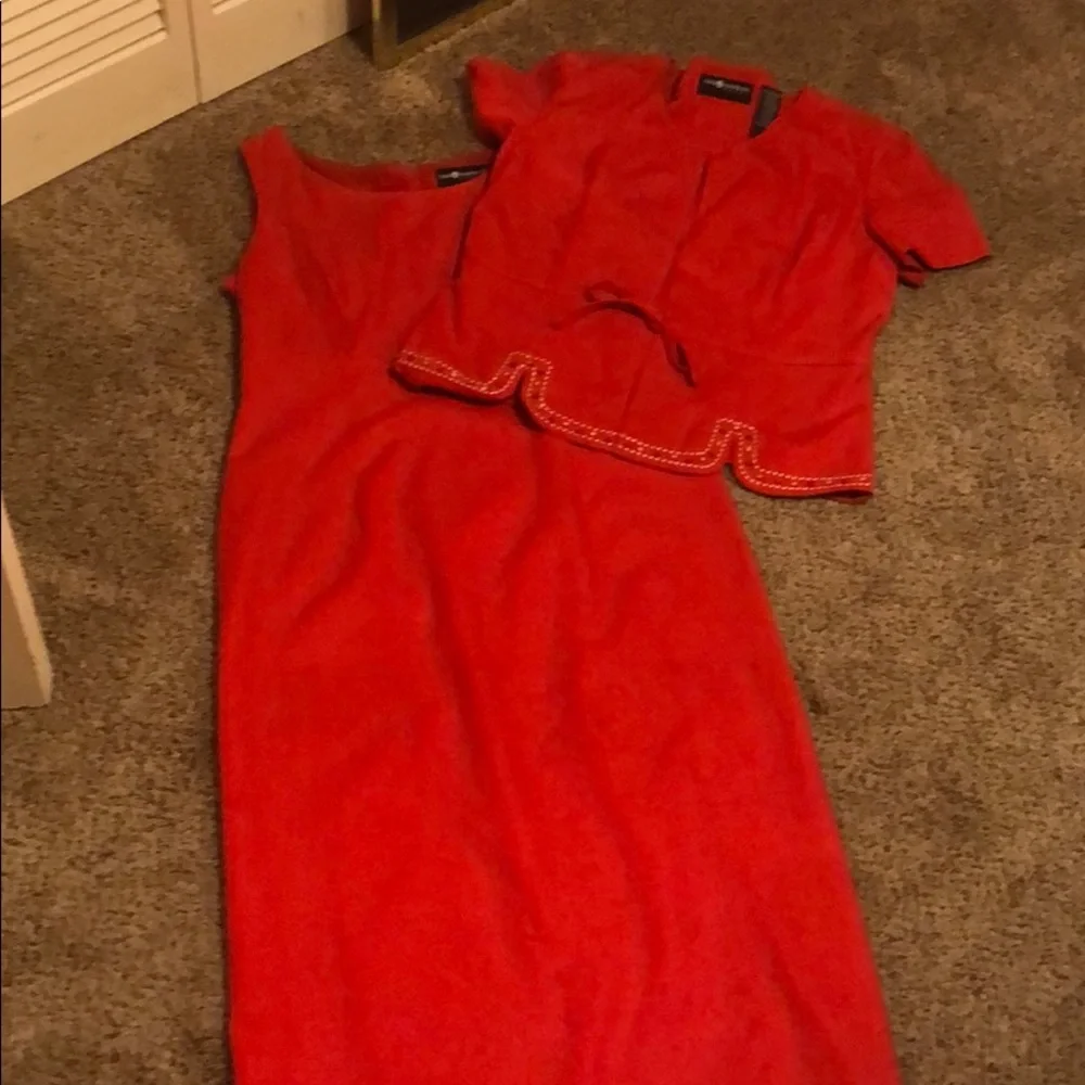 2-piece Rust SAG HARBOR Dress Set, size 12